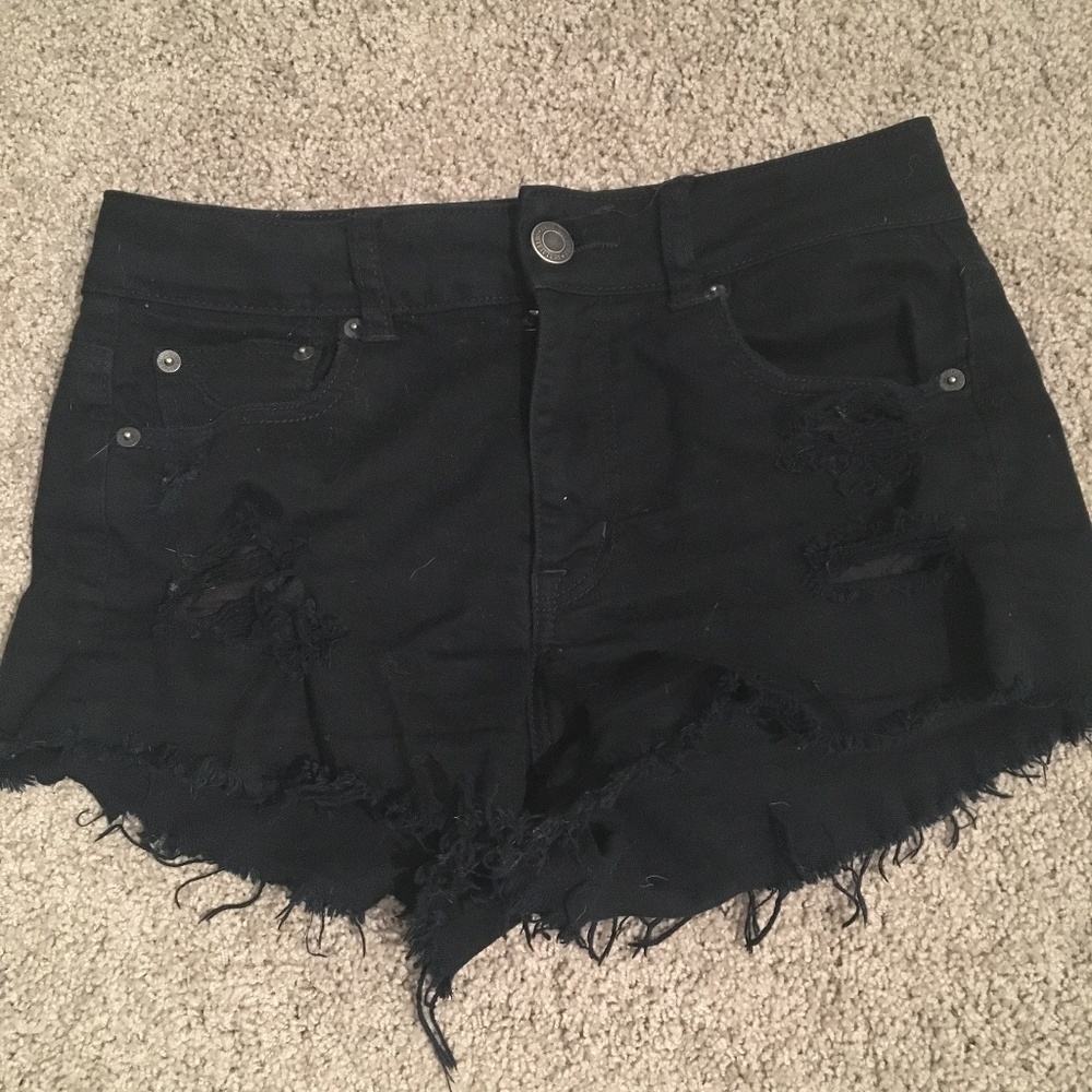 American Eagle high rise festival shorts